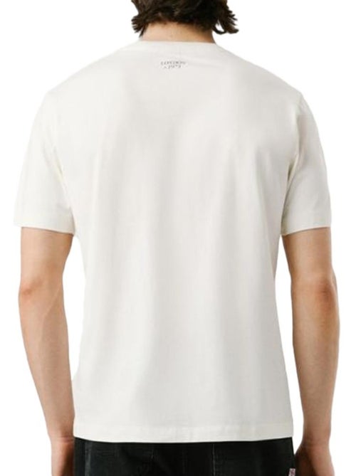 T-Shirt Pepe Jeans Tharky para Homem Branco - Kiabi