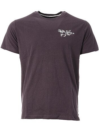 T-Shirt Pepe Jeans Tonal Preto para Homem