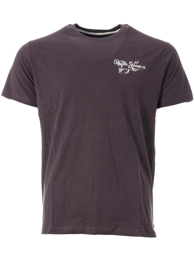 T-Shirt Pepe Jeans Tonal Preto para Homem Castanho-capuccino - Kiabi