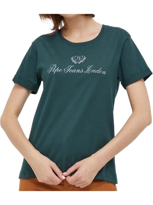 T-shirt Pepe Jeans Vivian Azul para Mulher - Kiabi T-shirt Pepe Jeans Vivian Azul para Mulher - Kiabi