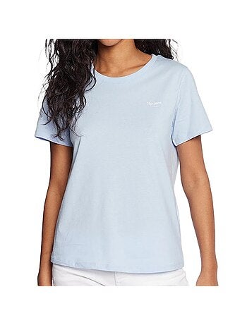 T-shirt Pepe Jeans Wendy Chest Azul para Mulher