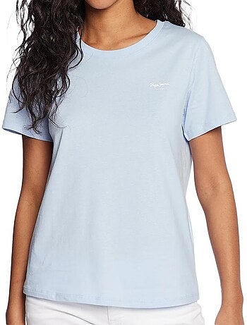 T-shirt Pepe Jeans Wendy Chest Azul para Mulher
