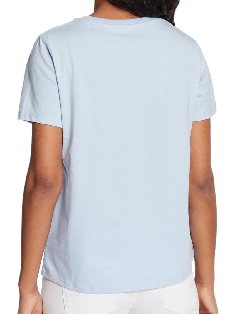T-shirt Pepe Jeans Wendy Chest Azul para Mulher Azul - Kiabi