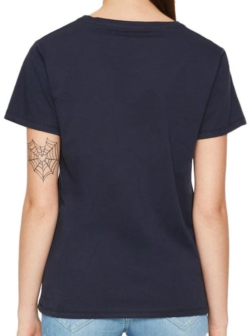 T-shirt Pepe Jeans Wendy V para Mulher Azul Marinho - Kiabi T-shirt Pepe Jeans Wendy V para Mulher Azul Marinho - Kiabi