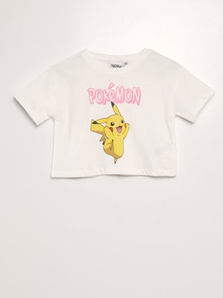 T-shirt 'Pikachu' crop-top