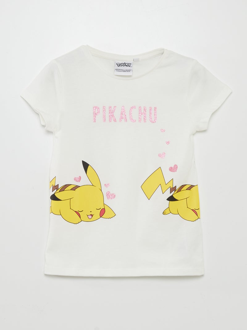 T-shirt 'Pikachu' do 'Pokémon' BEGE - Kiabi
