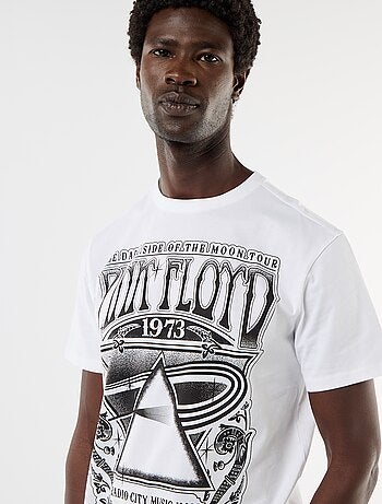 T-shirt 'Pink Floyd' de manga curta