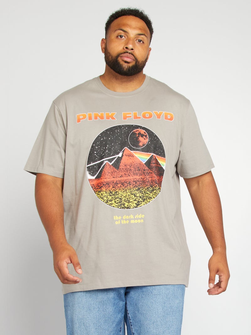 T-shirt 'Pink Floyd' de manga curta Cinza - Kiabi
