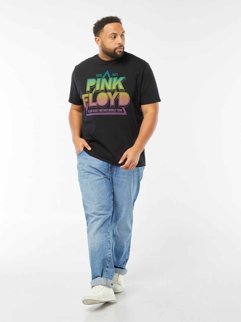 T-shirt 'Pink Floyd' Preto - Kiabi