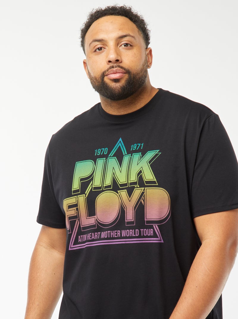 T-shirt 'Pink Floyd' Preto - Kiabi