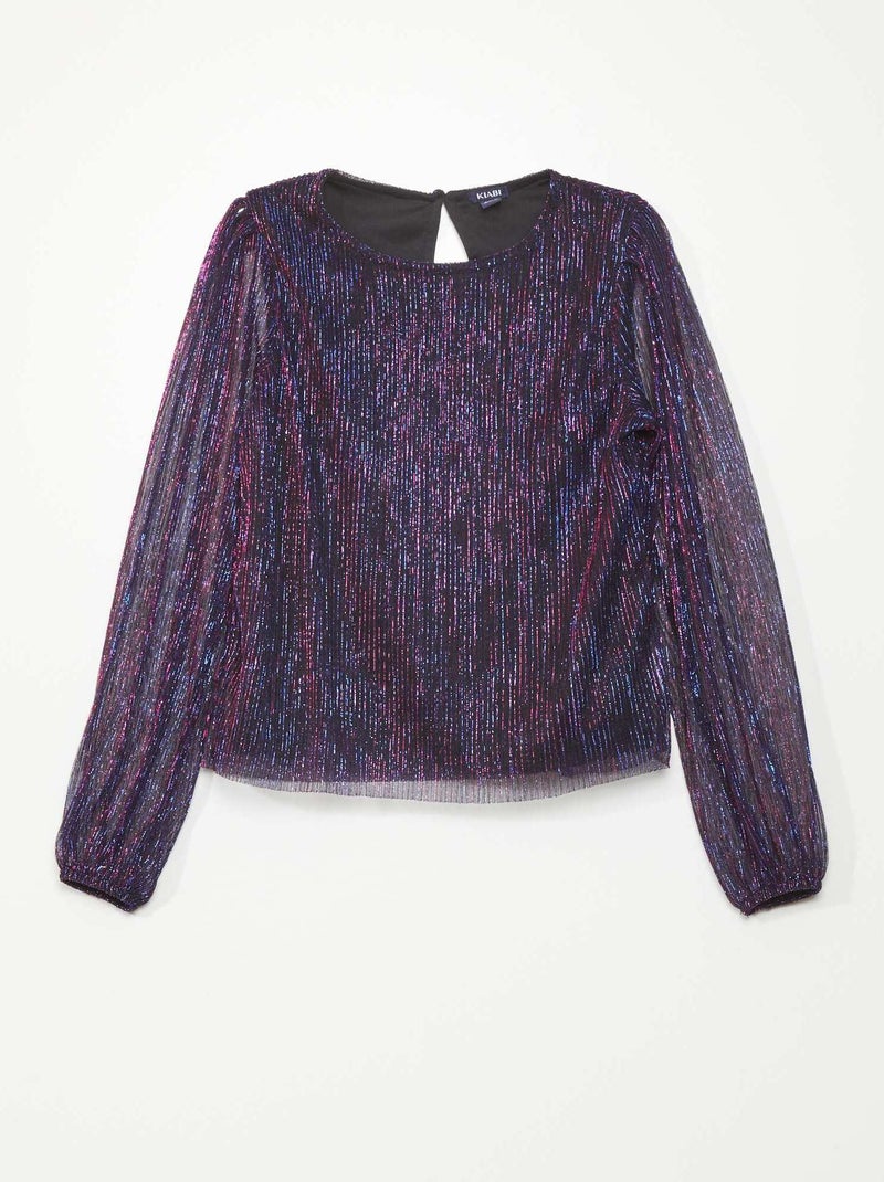 T-shirt plissada VIOLETA - Kiabi