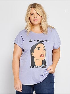 T-shirt 'Pocahontas' - Kiabi