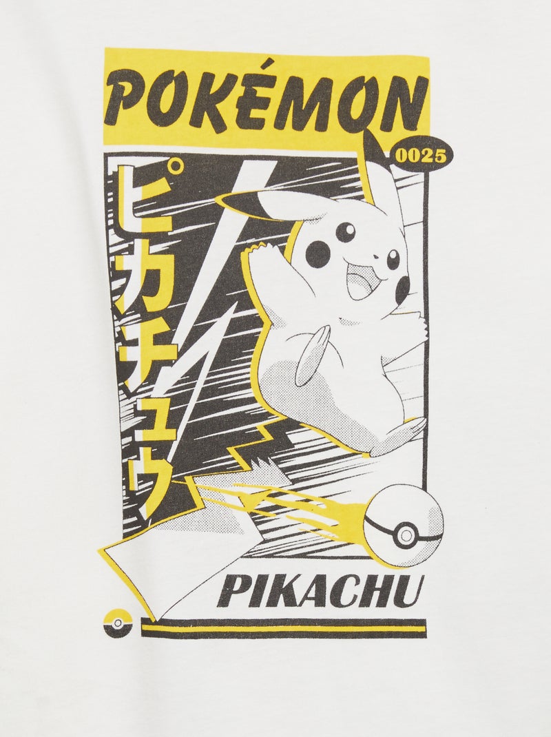 T-shirt 'Pokémon' - So Easy Branco - Kiabi