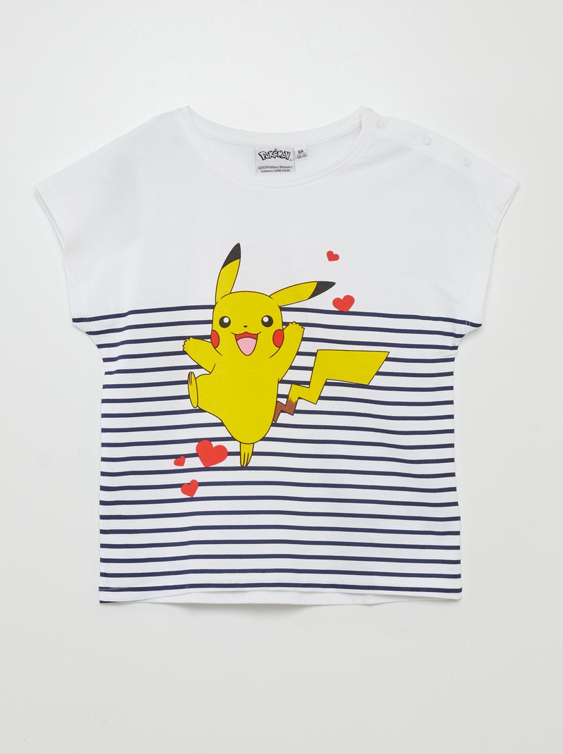 T-shirt 'Pokémon' Branco - Kiabi