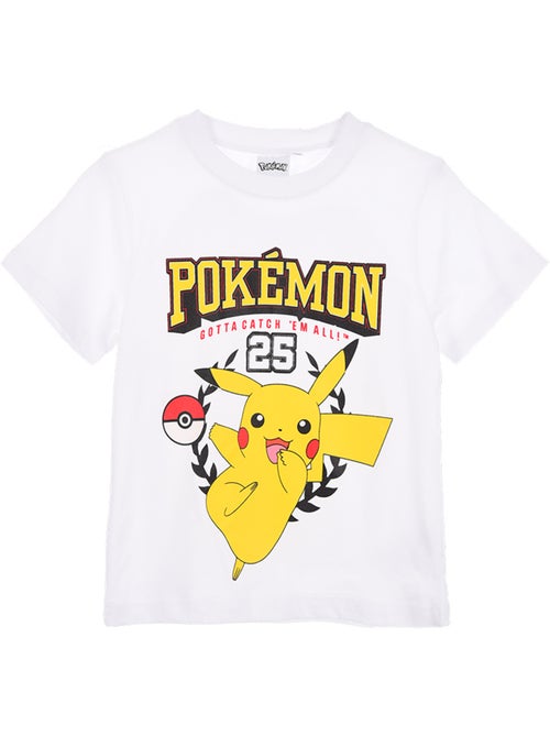 T-shirt pokémon branco menino | licença oficial - Kiabi T-shirt pokémon branco menino | licença oficial - Kiabi