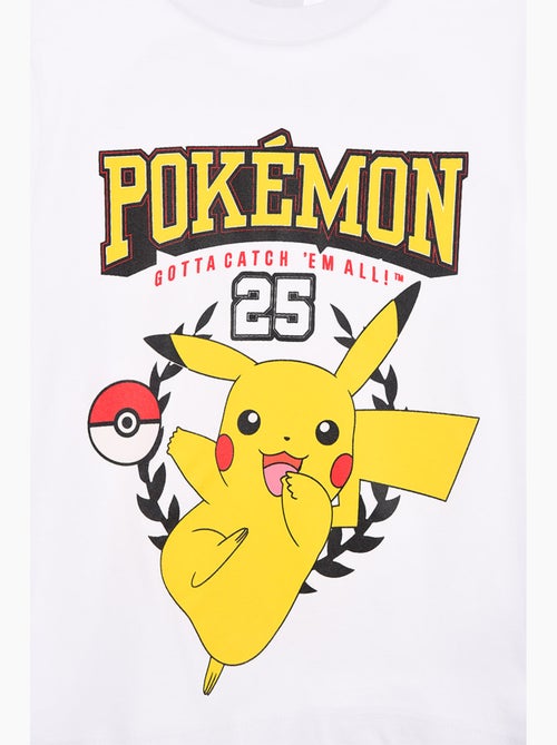 T-shirt pokémon branco menino | licença oficial - Kiabi T-shirt pokémon branco menino | licença oficial - Kiabi