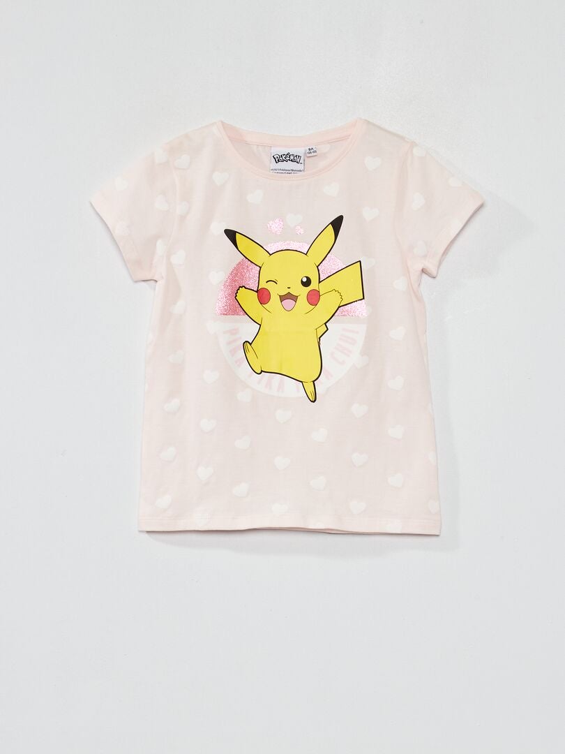 T-shirt 'Pokémon' de gola redonda Rosa - Kiabi