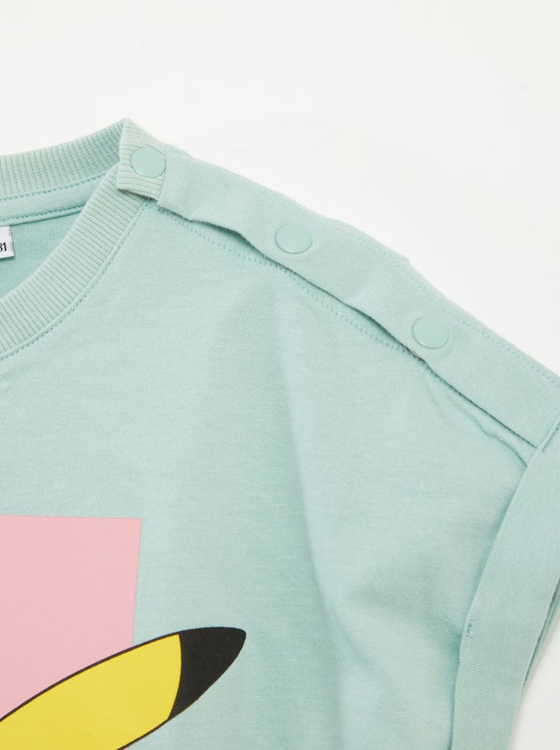 T-shirt 'Pokémon' de manga curta - coleção fácil de vestir VERDE - Kiabi