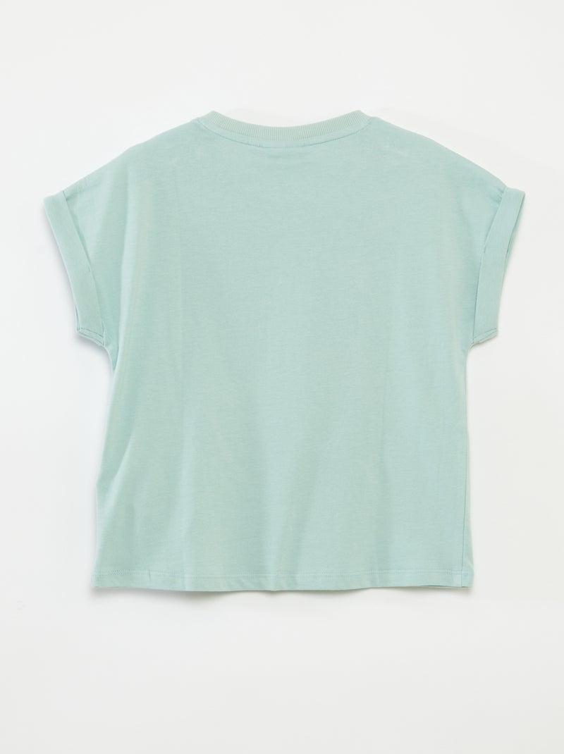 T-shirt 'Pokémon' de manga curta - coleção fácil de vestir VERDE - Kiabi