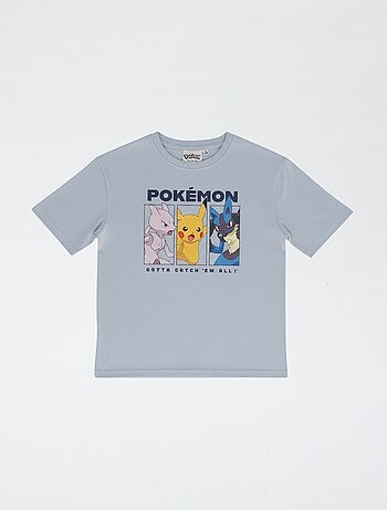 T-shirt 'Pokémon' de manga curta