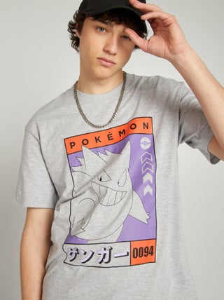 T-shirt 'Pokémon' de manga curta