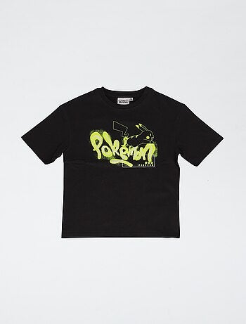 T-shirt 'Pokémon' de manga curta