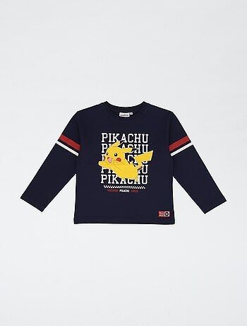 T-shirt 'Pokémon' estampado de manga curta