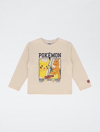 T-shirt 'Pokémon' estampado de manga curta