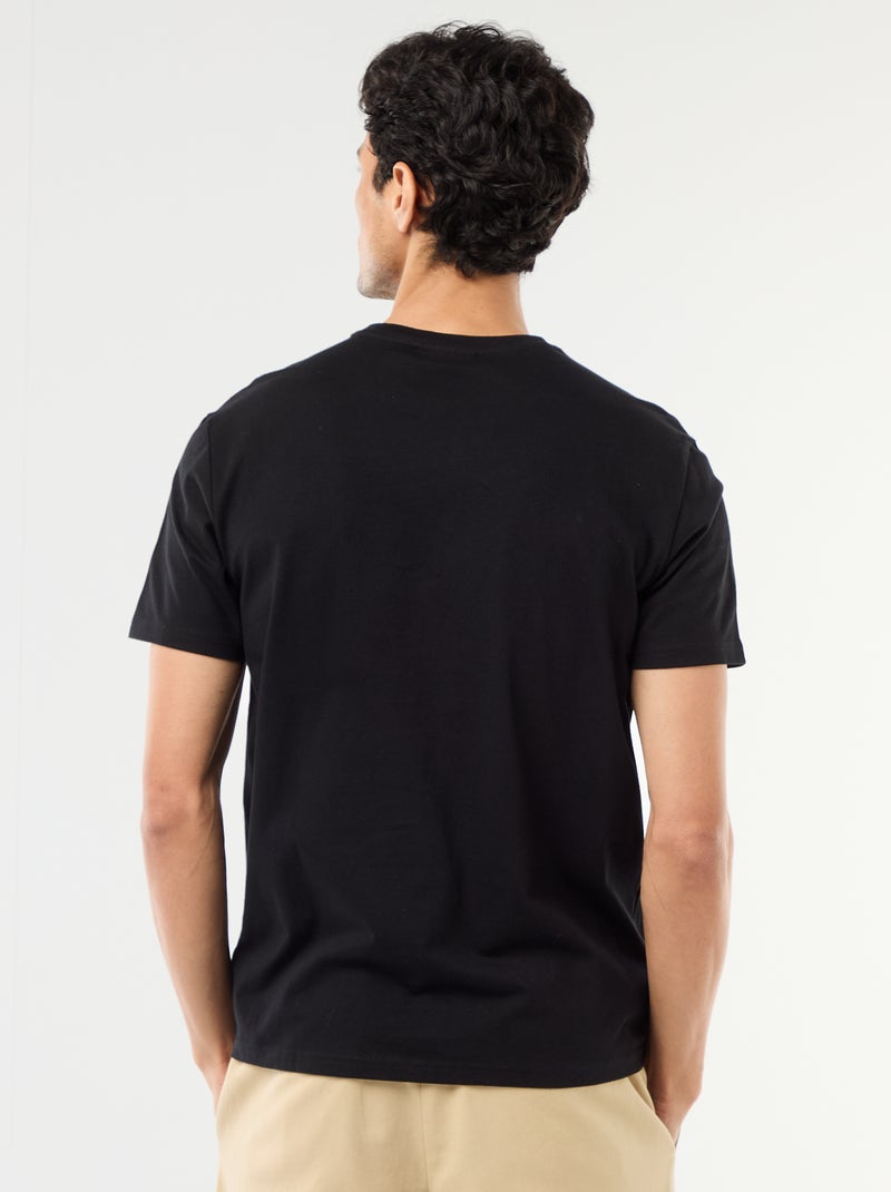 T-shirt 'Pokemon' 'Pikachu' de manga curta Preto - Kiabi