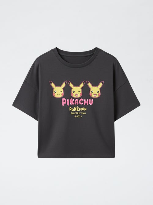 T-shirt 'Pokemon' 'Pikachu' de manga curta - Kiabi