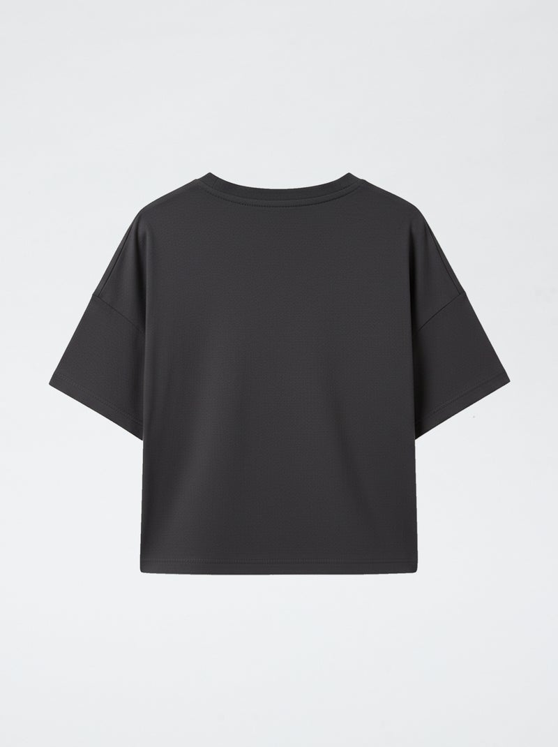T-shirt 'Pokemon' 'Pikachu' de manga curta Preto - Kiabi