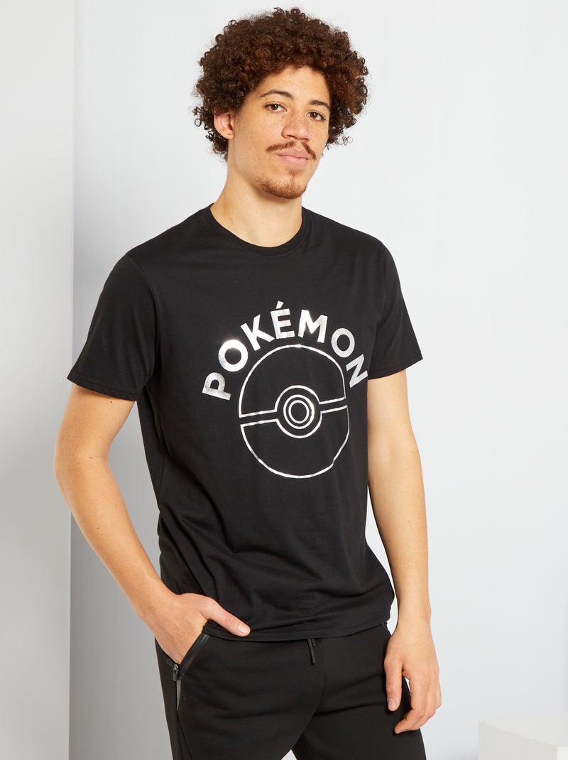 T-shirt 'Pokémon' Preto - Kiabi