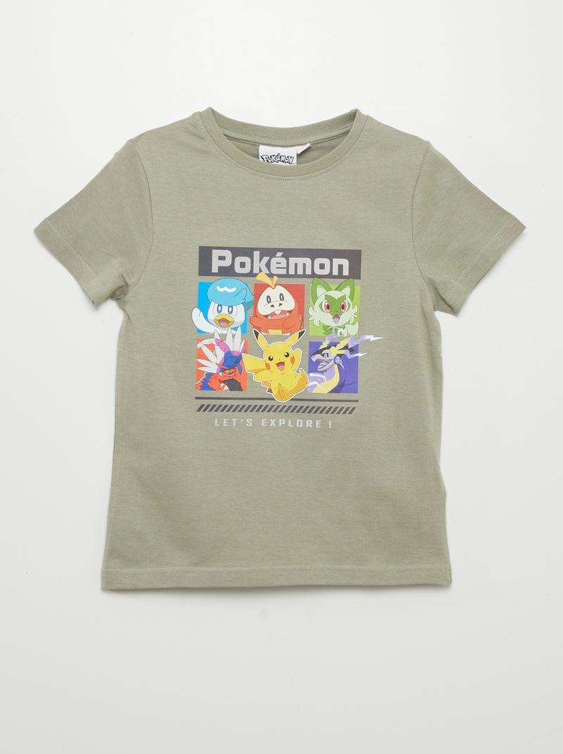 T-shirt 'Pokémon' VERDE - Kiabi