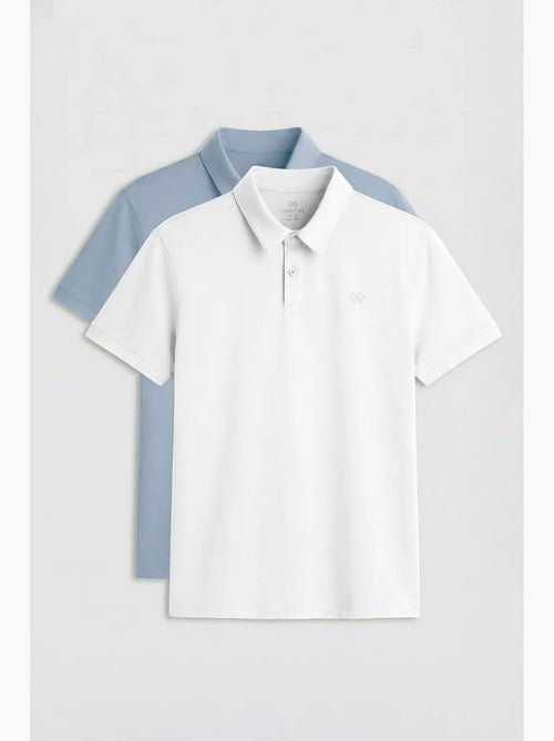 T-shirt polo em malha de mistura de algodão para homem tommy - Kiabi T-shirt polo em malha de mistura de algodão para homem tommy - Kiabi