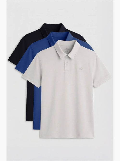 T-shirt polo em malha de mistura de algodão para homem tommy - Kiabi T-shirt polo em malha de mistura de algodão para homem tommy - Kiabi