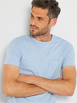 T-shirt pontilhada de conceção ecológica - Kiabi