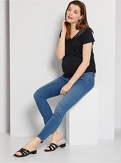 T-shirt pré-mamã com renda - Kiabi