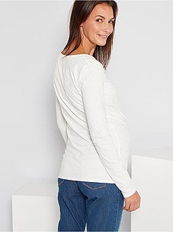 T-shirt pré-mamã de conceção ecológica - Kiabi