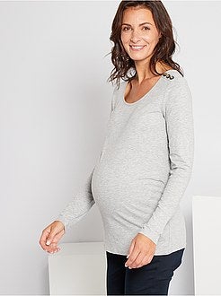 T-shirt pré-mamã de conceção ecológica - Kiabi