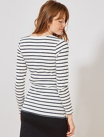 T-shirt pré-mamã 'Eco-Conception' - Kiabi