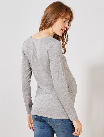 T-shirt pré-mamã 'Eco-Conception' - Kiabi