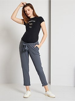 T-shirt pré-mamã gama 'eco-conception' 'anúncio' - Kiabi