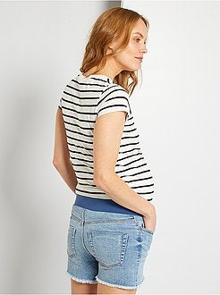 T-shirt pré-mamã gama 'eco-conception' - Kiabi