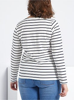 T-shirt pré-mamã 'pés' - Kiabi