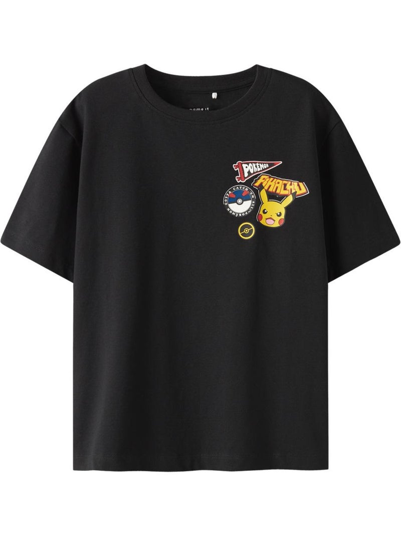 T-shirt preta para rapaz name it jeno Preto - Kiabi