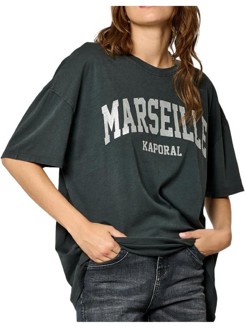 T-shirt Preto Feminino Kaporal SASSY - Kiabi T-shirt Preto Feminino Kaporal SASSY - Kiabi