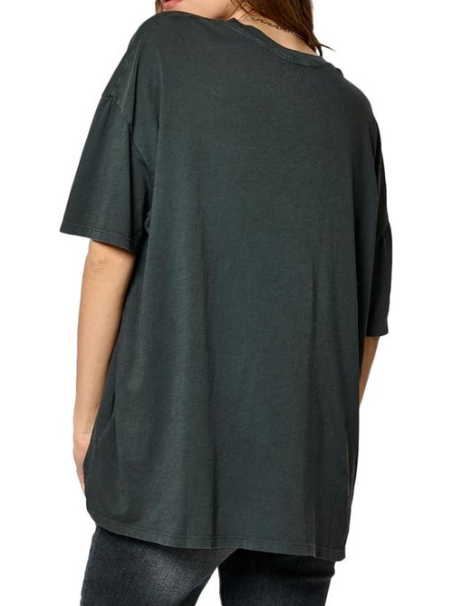 T-shirt Preto Feminino Kaporal SASSY - Kiabi T-shirt Preto Feminino Kaporal SASSY - Kiabi