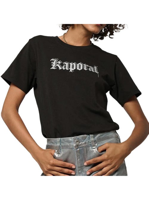 T-shirt Preto Kaporal Sotic para Mulher - Kiabi T-shirt Preto Kaporal Sotic para Mulher - Kiabi