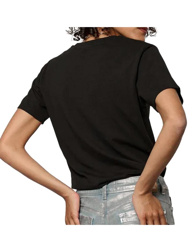 T-shirt Preto Kaporal Sotic para Mulher Preto - Kiabi