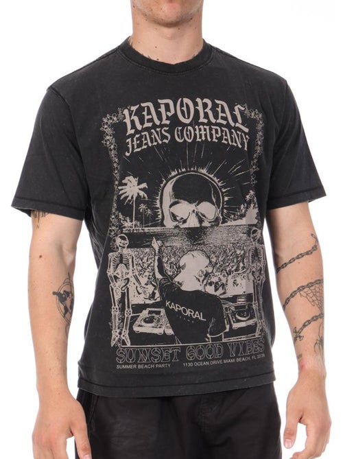 T-shirt Preto Kaporal Tod para Homem - Kiabi T-shirt Preto Kaporal Tod para Homem - Kiabi